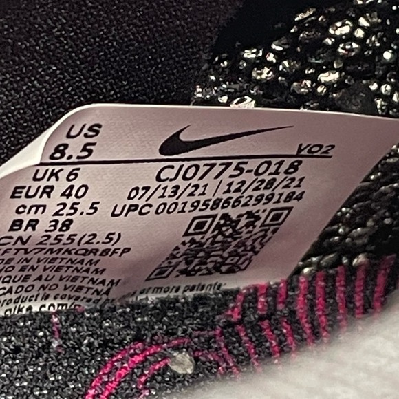 Nike Women's Superrep Cycle Shoes Size US 8.5 Black/Phantom/CJ0775-018 - Picture 10 of 11